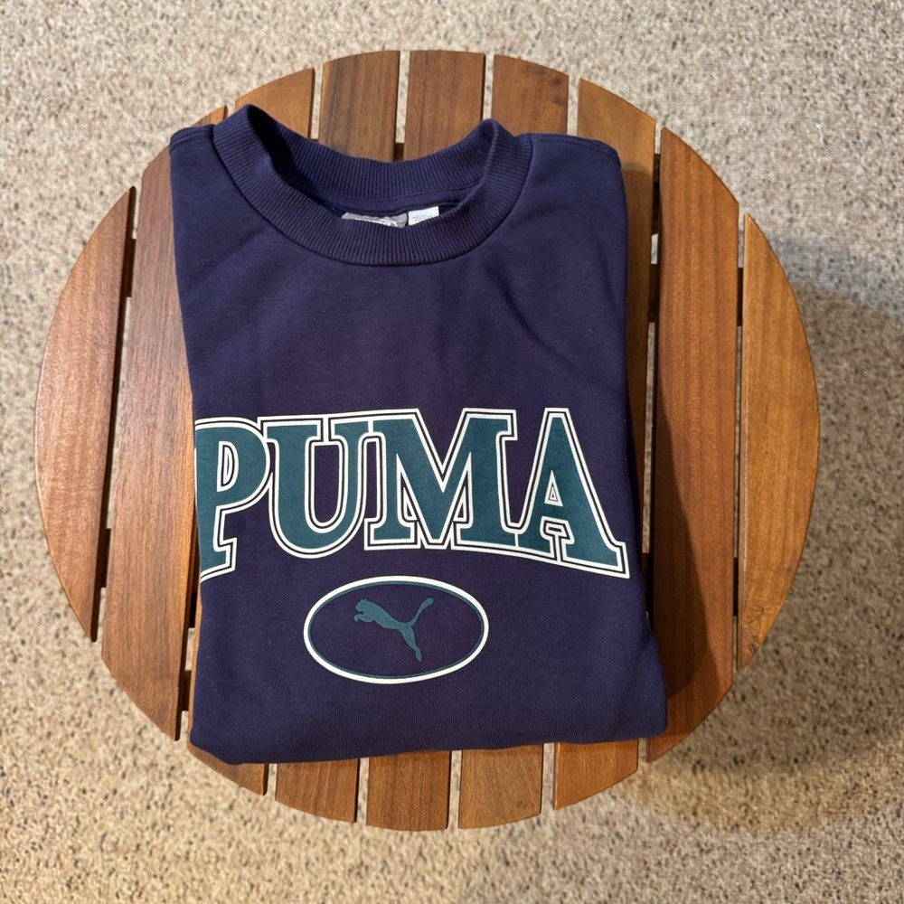 Puma Dark Blue Mens Sweatshirt with Logo